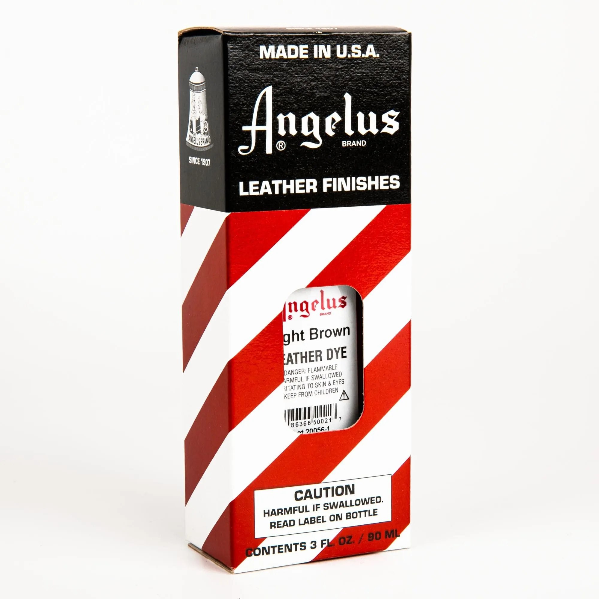 Angelus Leather Dye Light Brown #021 3Oz/88.72Ml