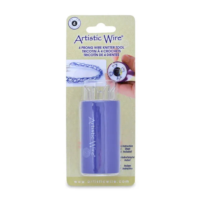 Artistic Wire, Wire Knitter Tool, Tight Weave, 6 Prongs (1 Piece)
