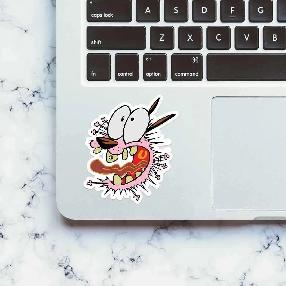 Courage the Cowardly Dog Sticker