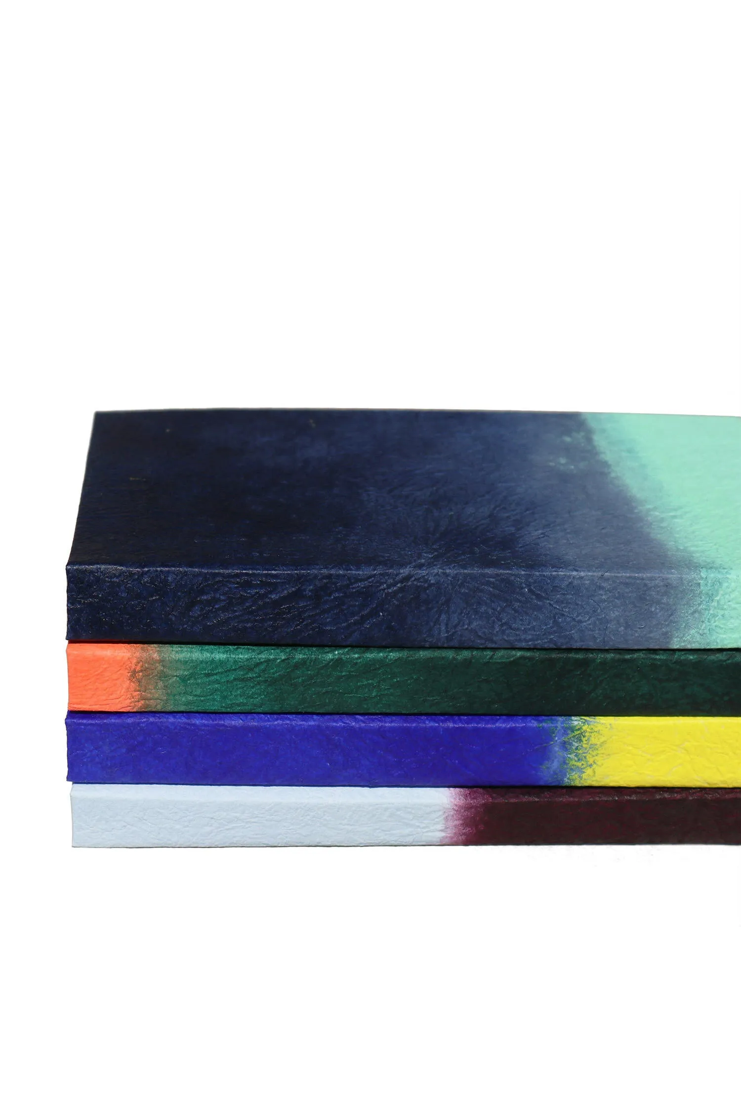 GugimFolio Notebook made from Hanji (Korean Paper) - Green/Orange