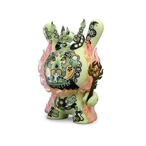 Kidrobot La Flamme by Junko Mizuno 8" Green Dunny Vinyl Figure