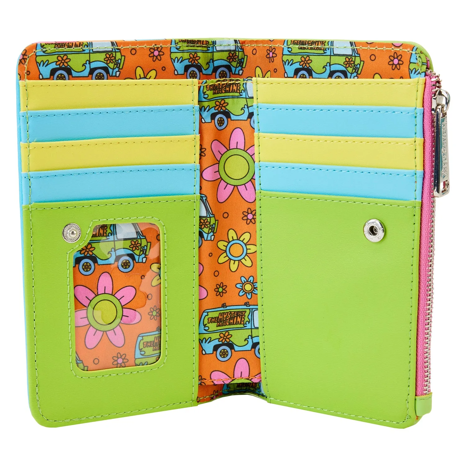 LF Scooby Doo Psychedelic Monster Chase GITD Flap Wallet