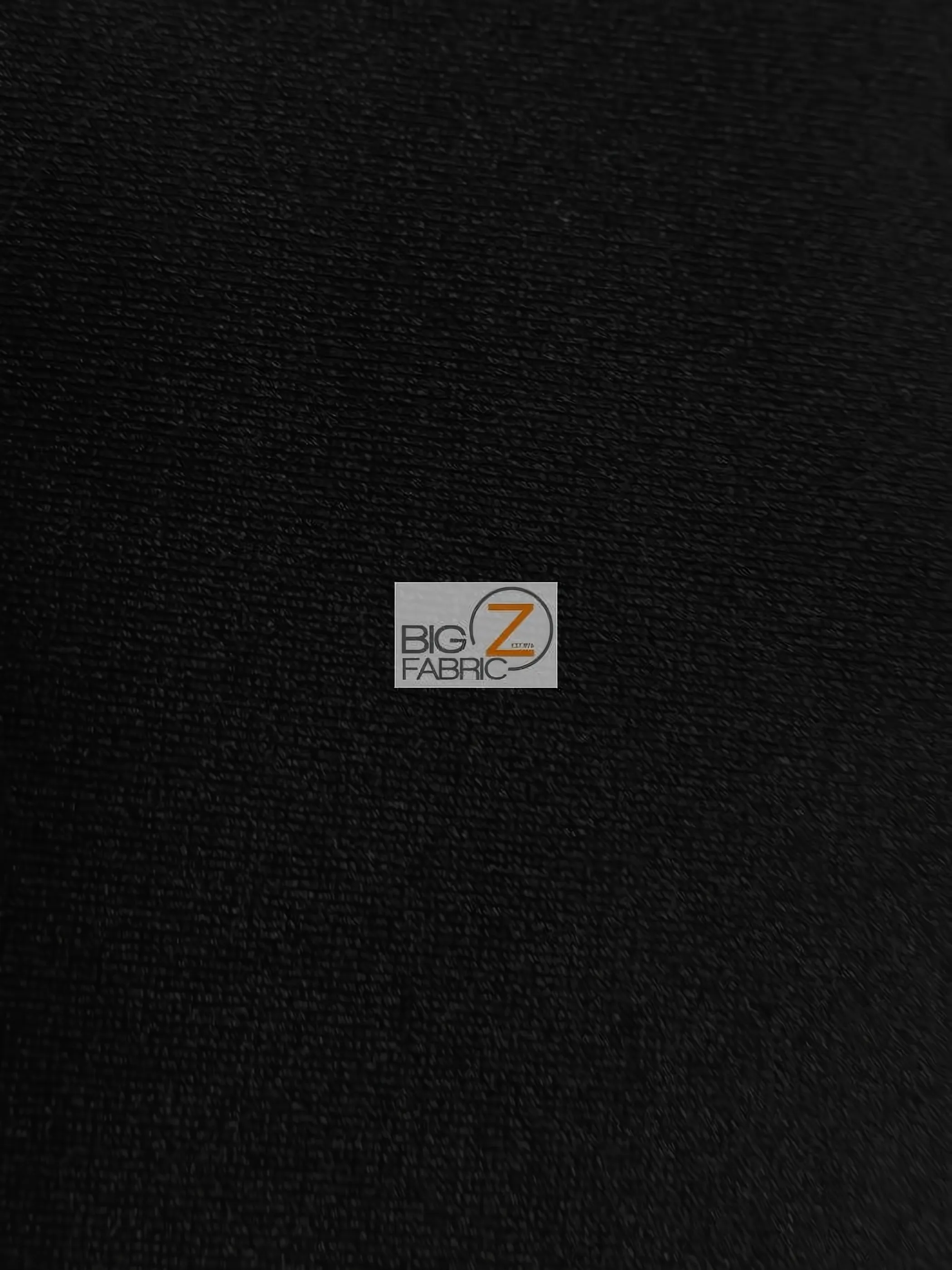 Solid Stretch Spandex Costume Nylon Fabric / Black / Sold By The Yard